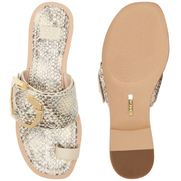 NEW Louise Et Cie Altan Snake Toe-Loop Sandal 9.5 - Picture 7 of 8